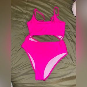 NEON SEXY CUT OUT SUIT💗💕💓💘🎀💄👙🦩